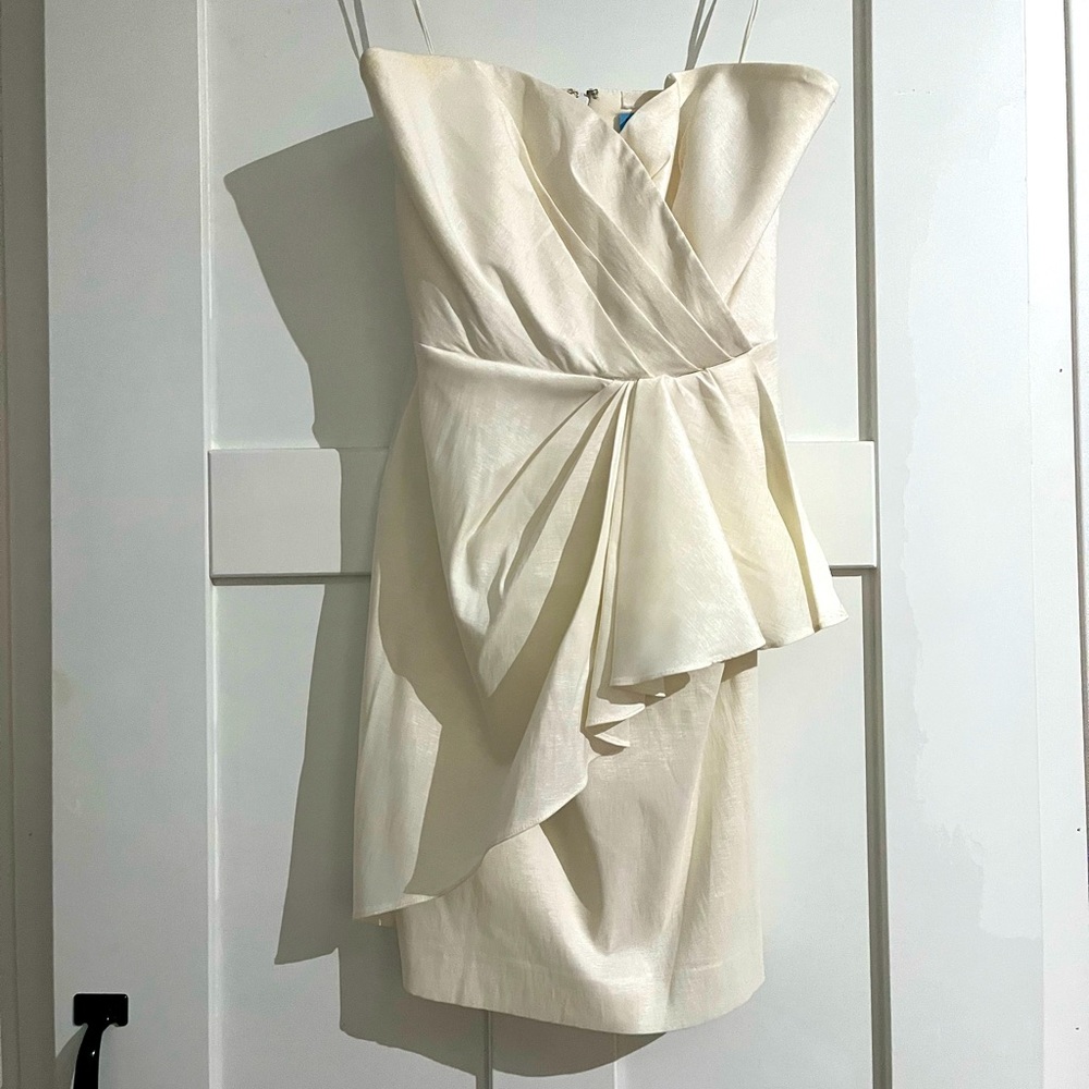 Badgley Mischka Strapless Sample Dress